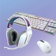 Logitech G G733 LIGHTSPEED Wireless RGB Gaming Headset - Ultimate Comfort & Immersive Sound in White